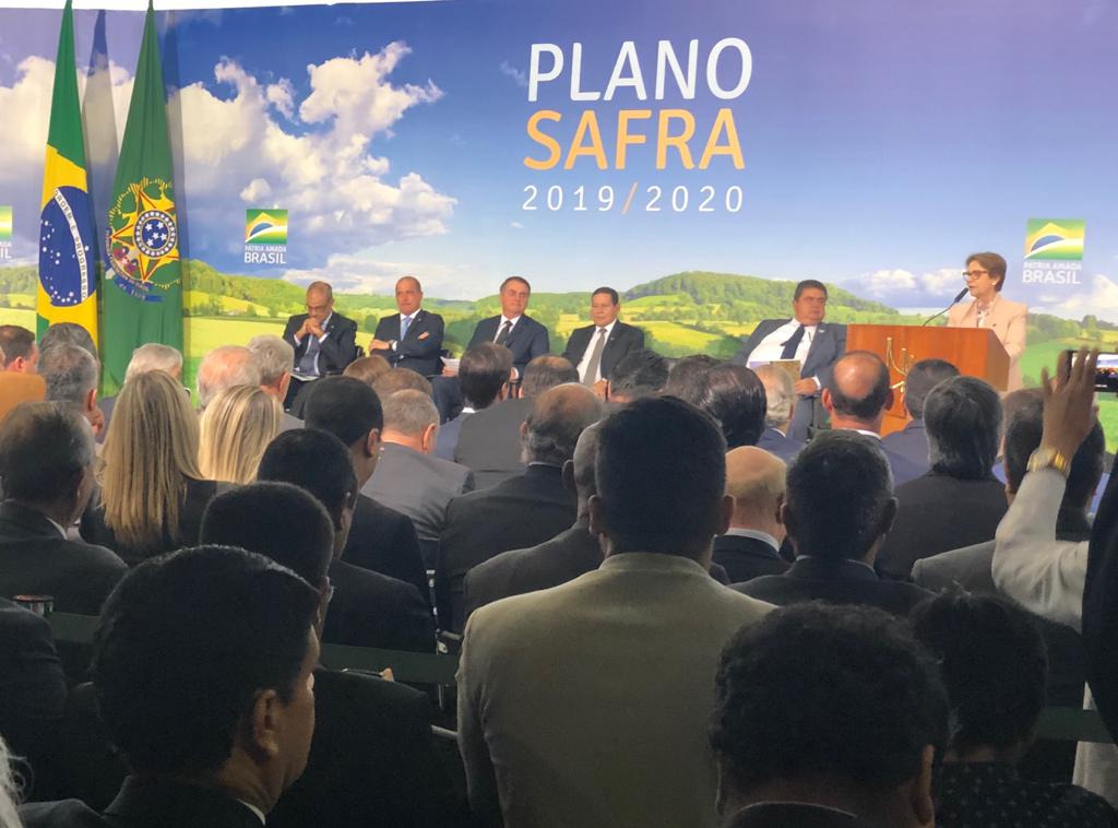 Ematerce: presidente Amorim participa do lançamento do Plano Safra 2019/2020 em Brasília
