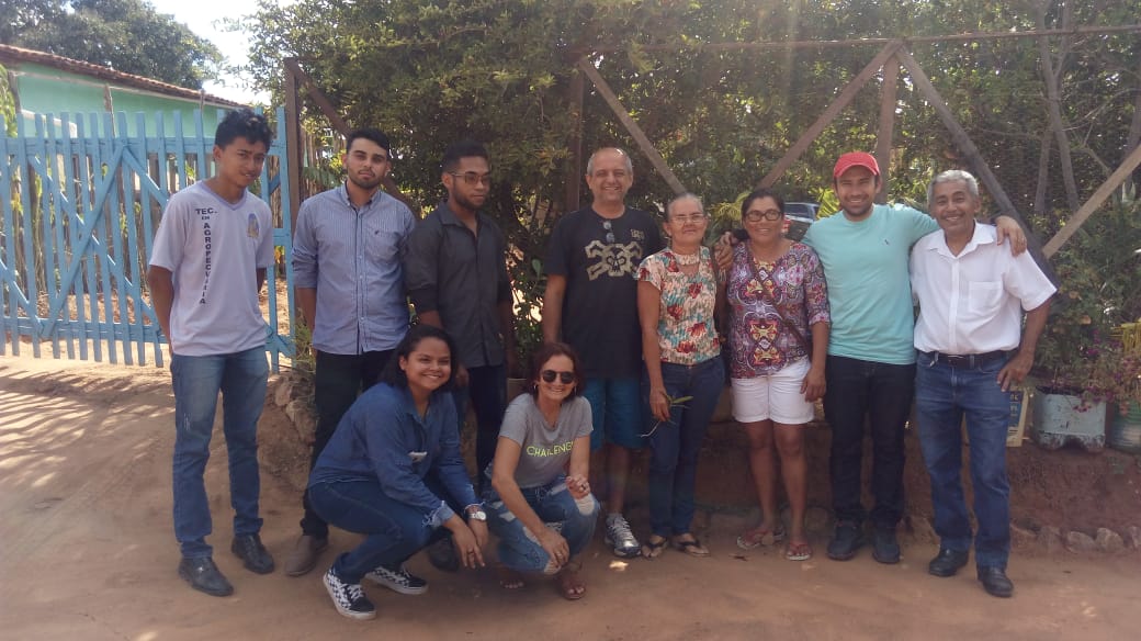 Técnicos e Agricultores de Pacajus-CE visitam projeto em Capistrano de Abreu-CE