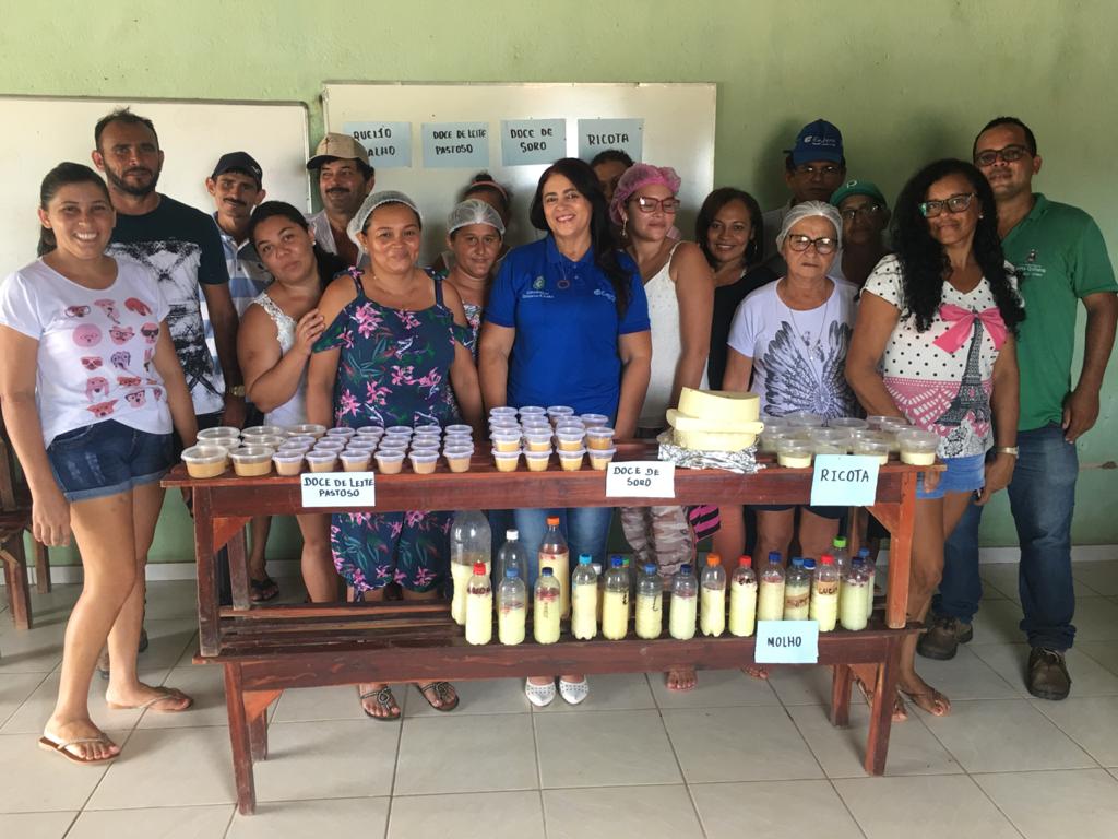 Ematerce e prefeitura de Santa Quitéria realizam curso sobre processamento de leite
