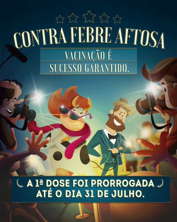 Campanha da febre aftosa encerra em 31 de julho. Ematerce e Adagri intensificam ações
