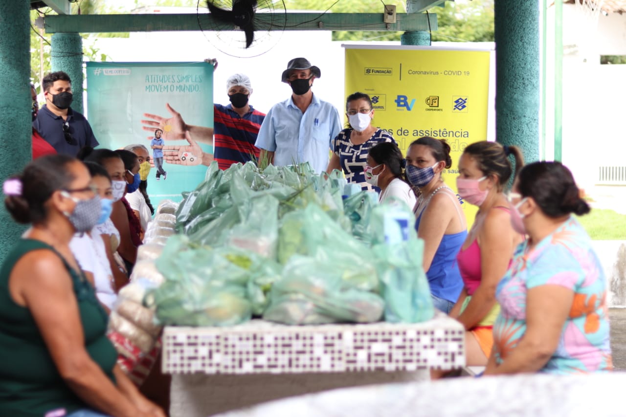Projeto entrega primeiras cestas às entidades beneficentes de Maranguape.