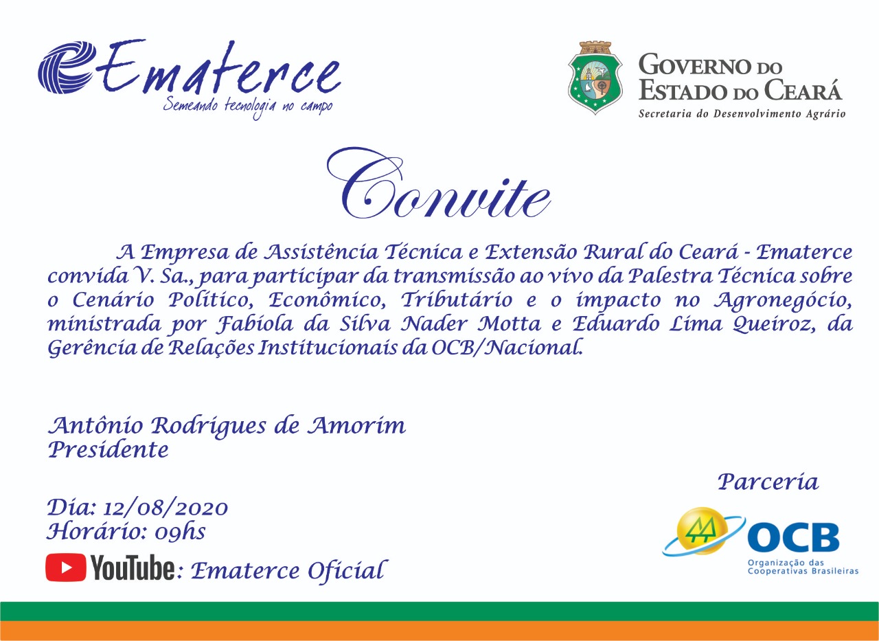 Ematerce convida para palestra técnica com foco no cenário Político, Econômico, Tributário e Impacto no Agronegócio
