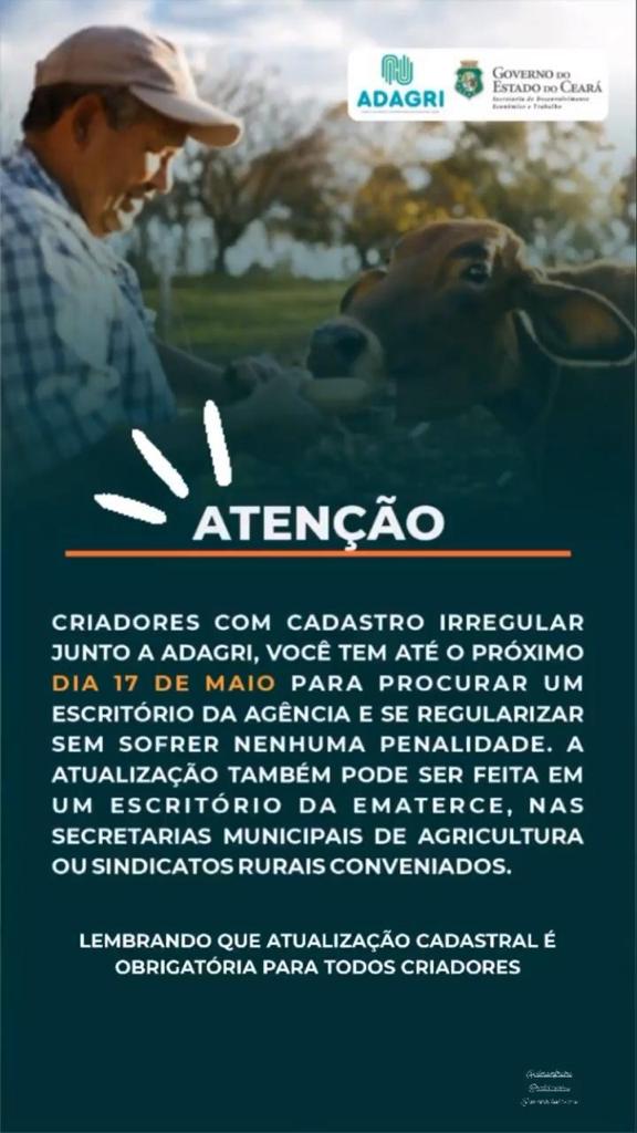 Ematerce colabora com Adagri na regularização de cadastros de criadores