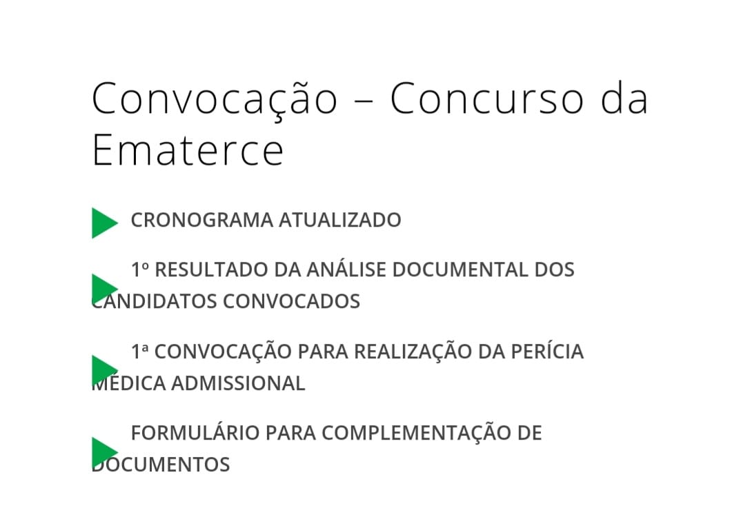 Ematerce divulga resultados sobre o concurso realizado para o órgão