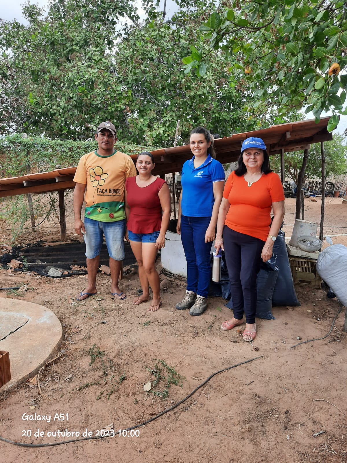 Sistema de reúso da água é assistido pela Ematerce em plantio de hortaliças e frutas