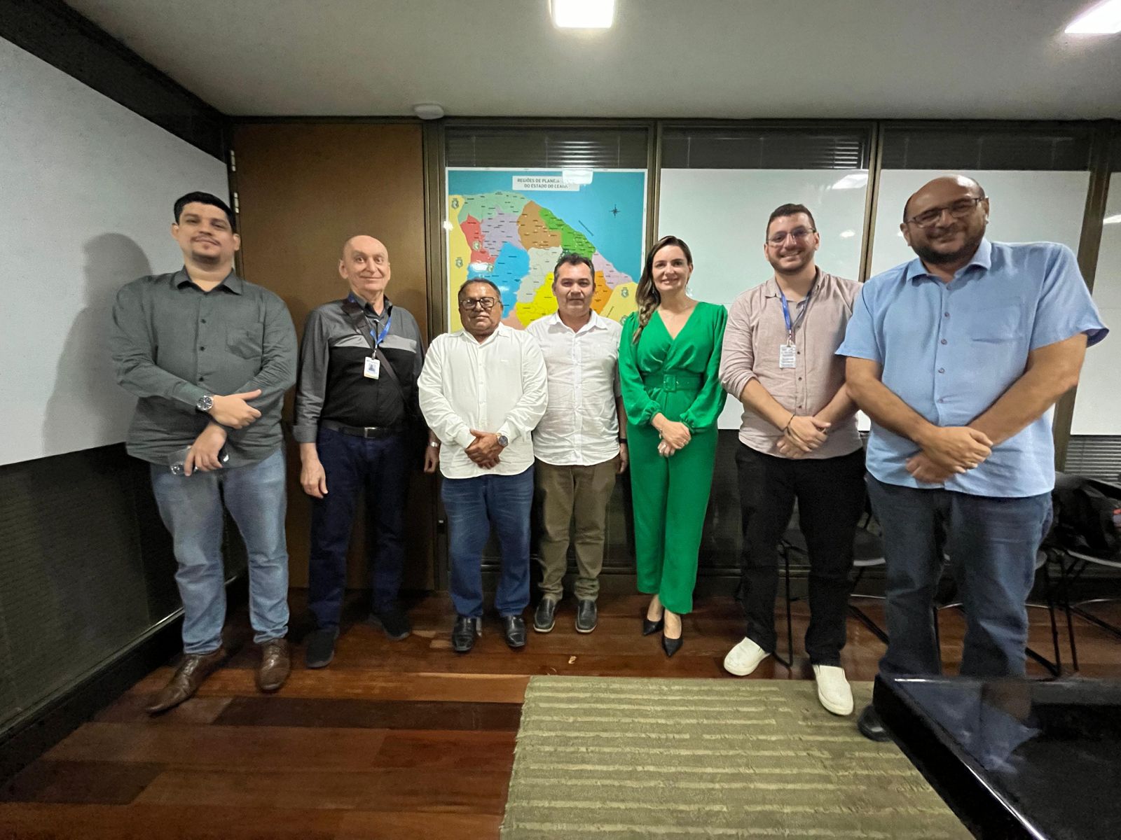 Reunião estratégica no Palácio da Abolição impulsiona ações da Ematerce