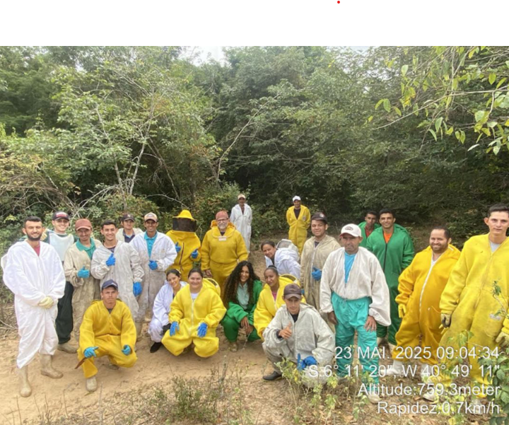 Ematerce de Parambu-CE promove cursos sobre criação de abelhas Apis em dois apiários