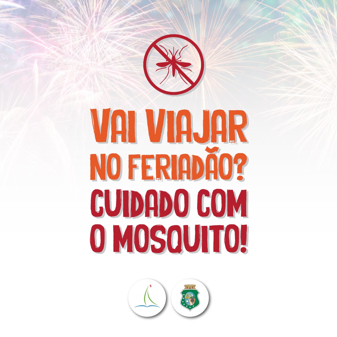 Vai viajar no feriado? Não deixe o mosquito tomar conta da sua casa!