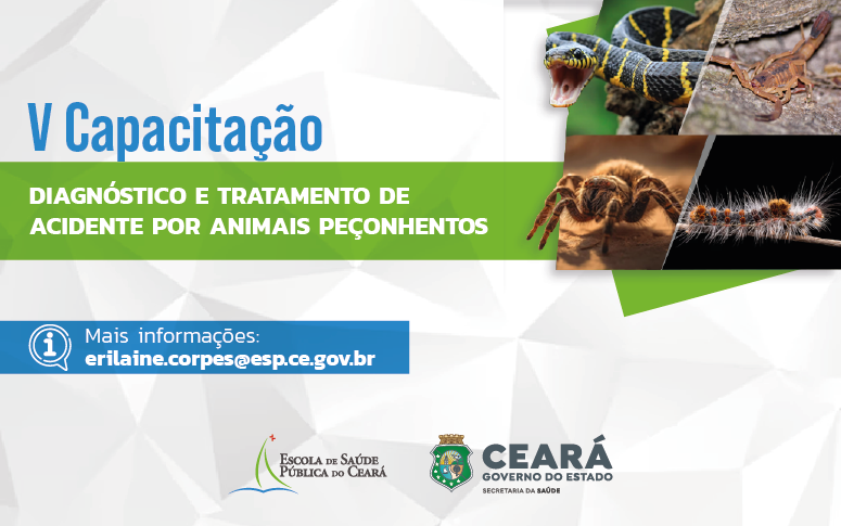 ESP/CE realiza capacitação sobre tratamento de acidente por animais peçonhentos