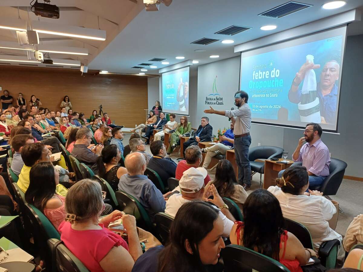Febre do Oropouche: com presença de especialistas do Nordeste, seminário discute enfrentamento da doença no Ceará