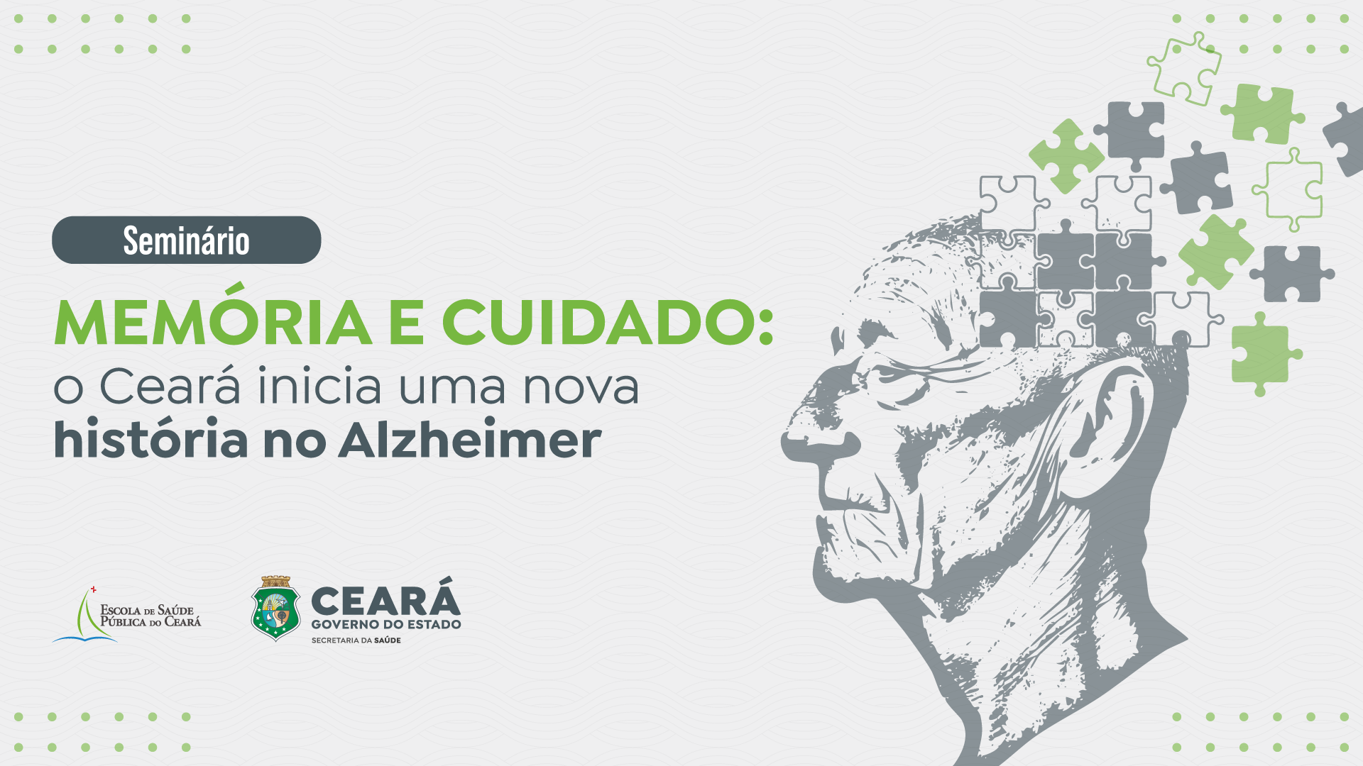 Ao vivo: Seminário “Memória e Cuidado: o Ceará inicia uma nova história no Alzheimer”