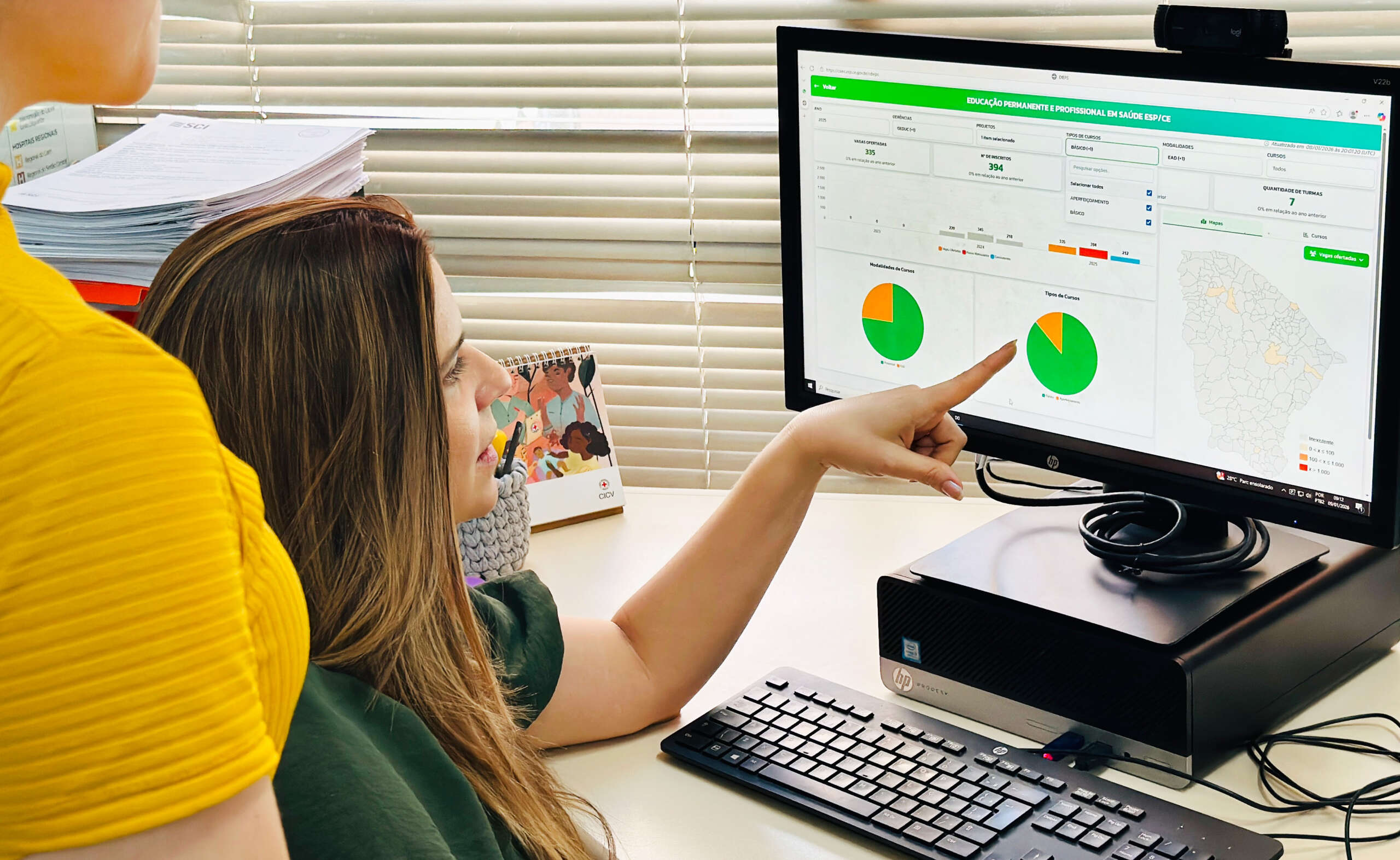ESP/CE lança dois painéis de dados com foco no perfil dos alunos e nos cursos livres realizados pela instituição