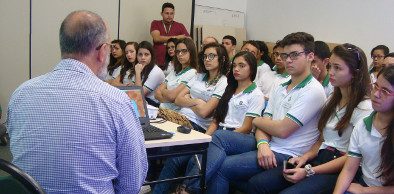 Etice recebe visita de alunos da EEEP Alan Pinho Tabosa, de Pentecoste