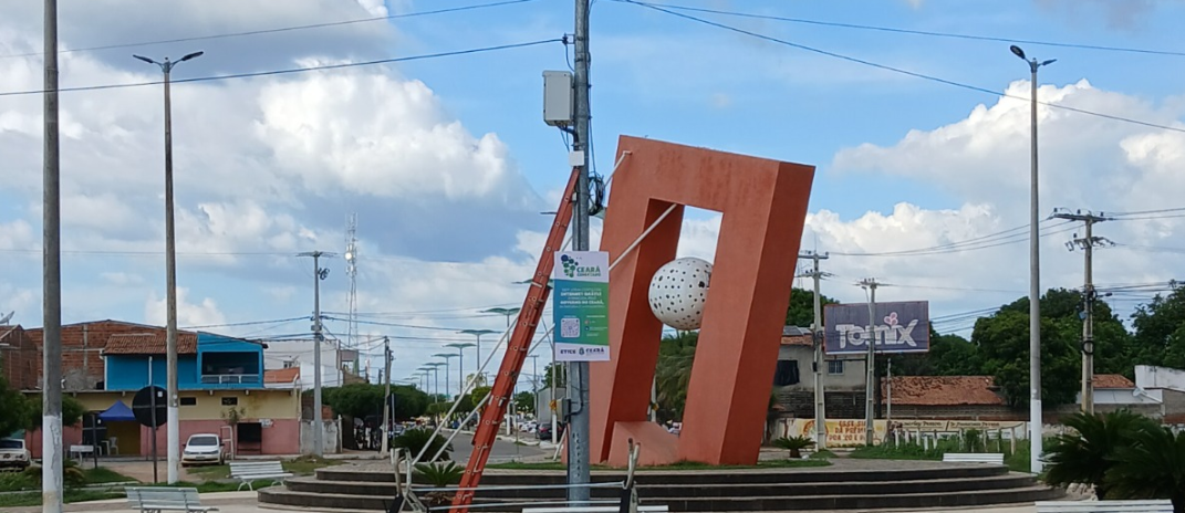 Na 3ª fase do Ceará Conectado, Etice inaugura ponto de Wi-Fi gratuito em Icó
