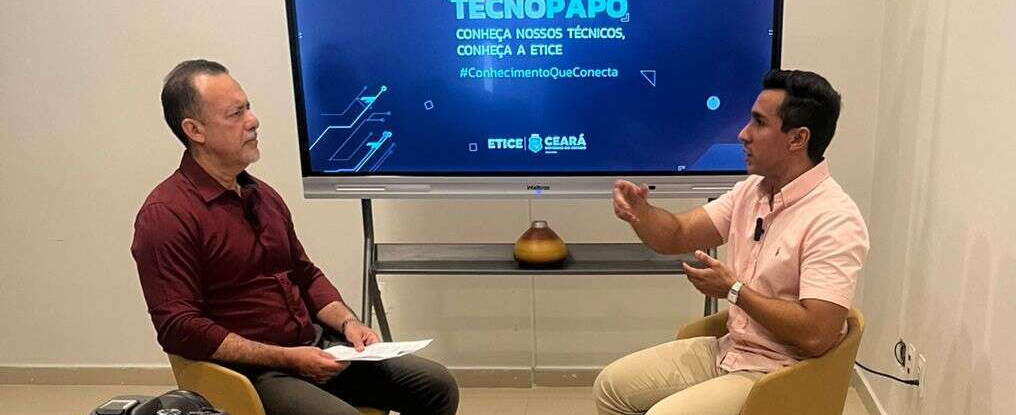 Diego Silva, primeiro entrevistado do Tecnopapo, fala sobre o Cinturão Digital do Ceará