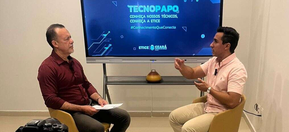 Diego Silva, primeiro entrevistado do Tecnopapo, fala sobre o Cinturão Digital do Ceará