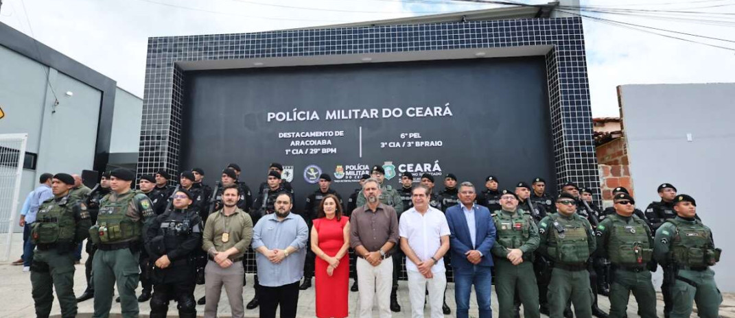 Aracoiaba ganha base do CPRaio e central de videomonitoramento para reforçar segurança da população