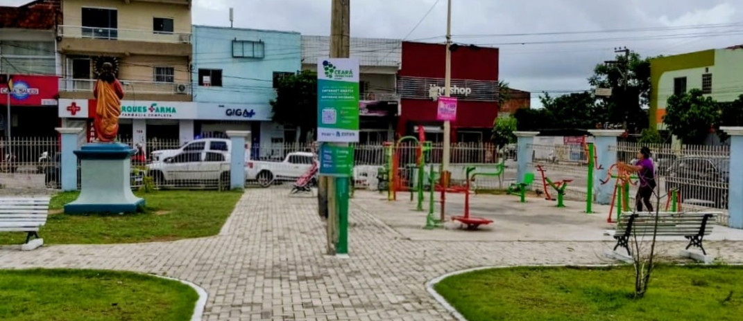 Etice inaugura ponto de Wi-Fi gratuito em Jijoca de Jericoacoara
