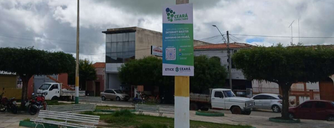 Etice inaugura ponto de Wi-Fi gratuito no município de Milhã