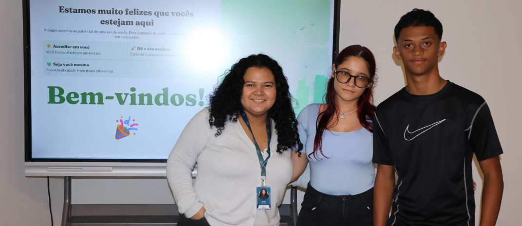 Etice promove acolhimento para novos jovens aprendizes com apoio da Gepes