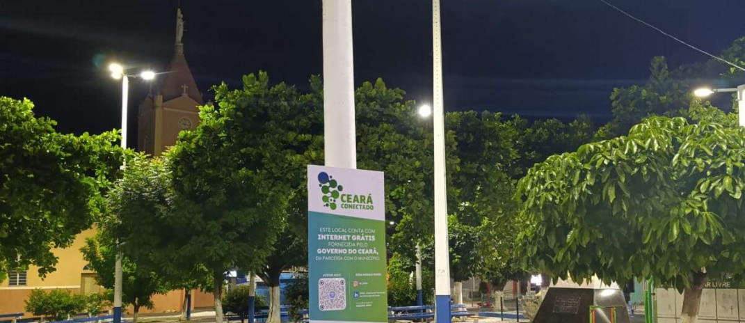 Etice inaugura ponto de Wi-Fi gratuito no município de Pedra Branca