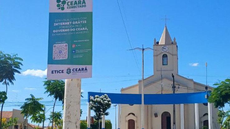 Etice inaugura ponto de Wi-Fi gratuito no município de Penaforte