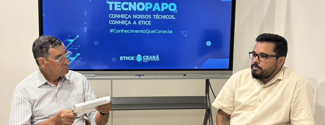 Na 5ª edição do TecnoPapo, Lucas Pereira fala sobre a importância do data center da Etice