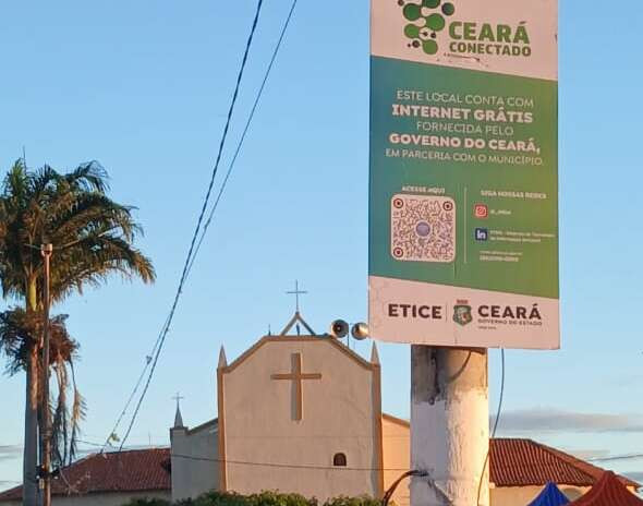 Etice inaugura ponto de Wi-Fi gratuito no município de Catarina