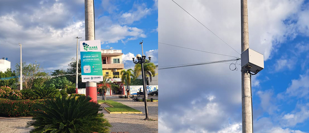 Etice inaugura ponto de Wi-Fi gratuito no município de Pires Ferreira