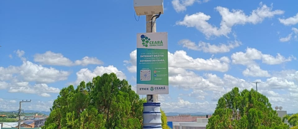 Etice inaugura ponto de Wi-Fi gratuito no município de Potiretama