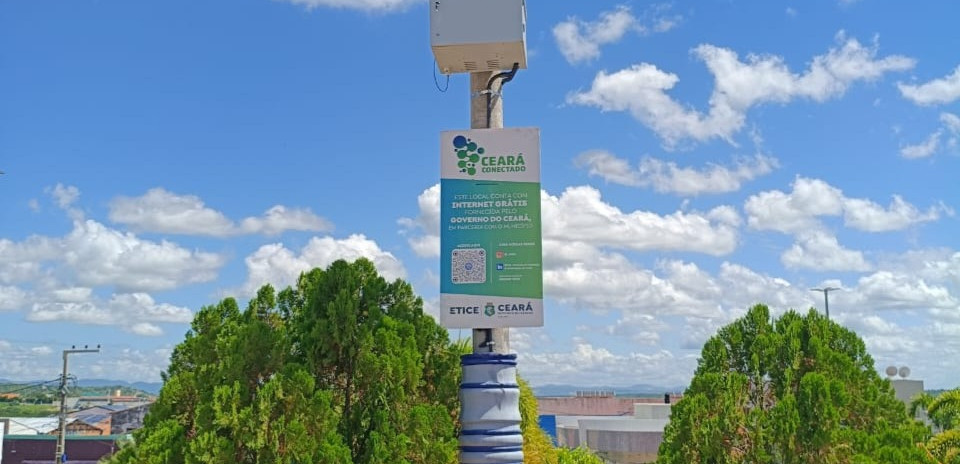 Etice inaugura ponto de Wi-Fi gratuito no município de Potiretama