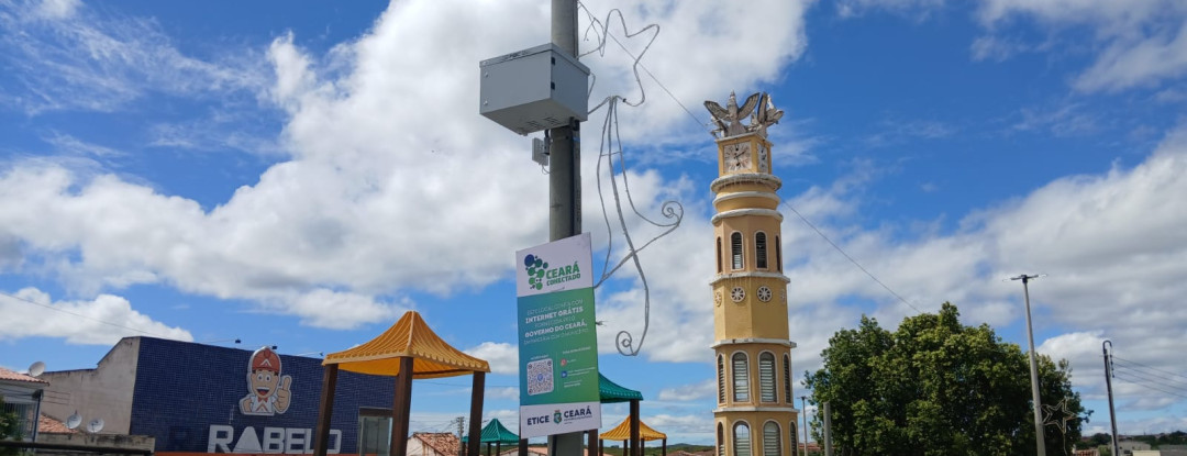 Etice inaugura ponto de Wi-Fi gratuito no município de Solonópole