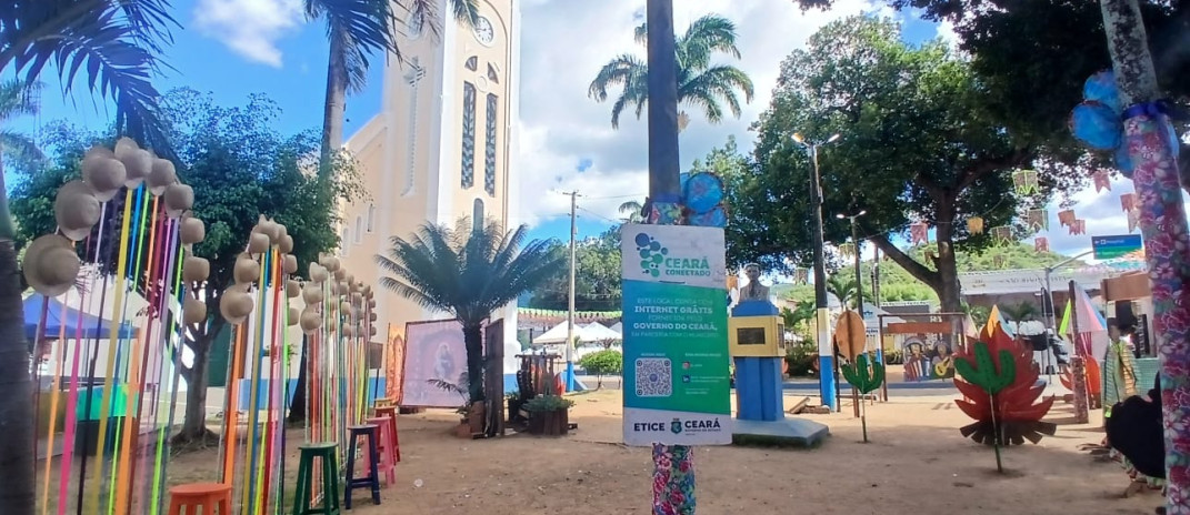 Etice inaugura ponto de Wi-Fi gratuito no município de Uruburetama