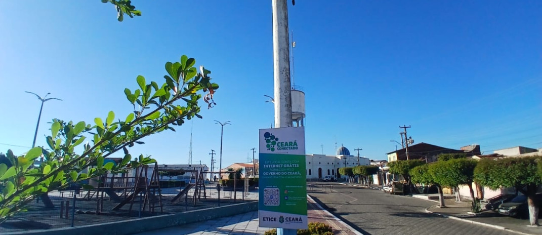Etice inaugura ponto de Wi-Fi gratuito no município de Quixelô