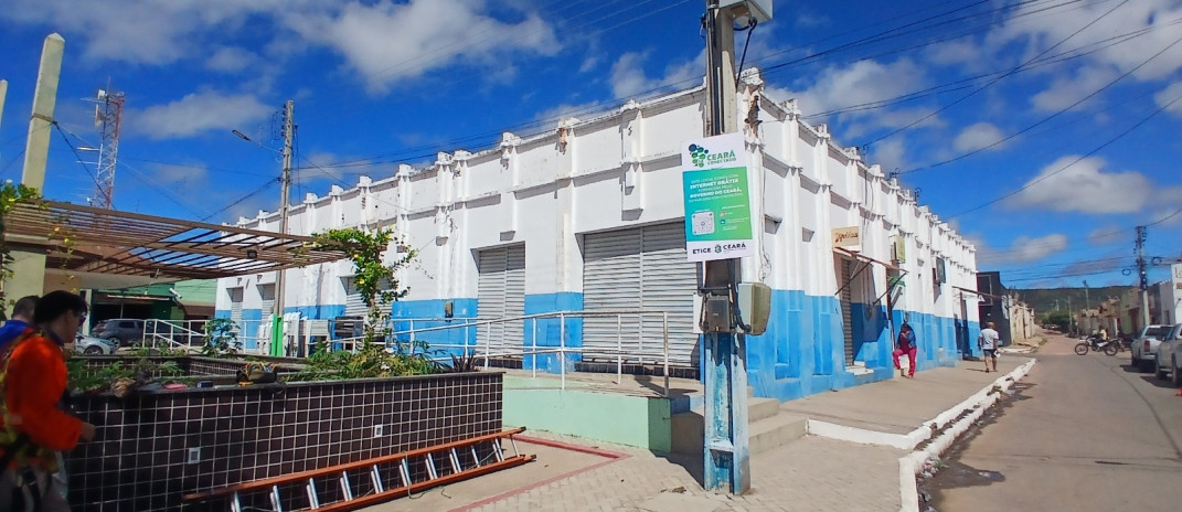 Em Salitre, Etice instala wi-fi gratuito na Praça do Mercado Municipal