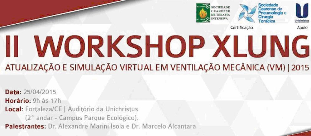II Workshop Xlung com inscrições abertas