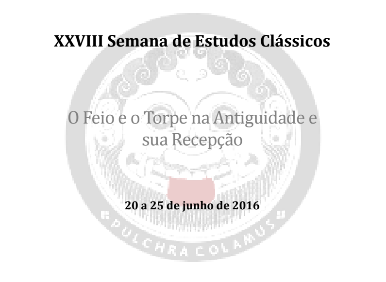 Inscrições abertas para 28ª edição da Semana de Estudos Clássicos