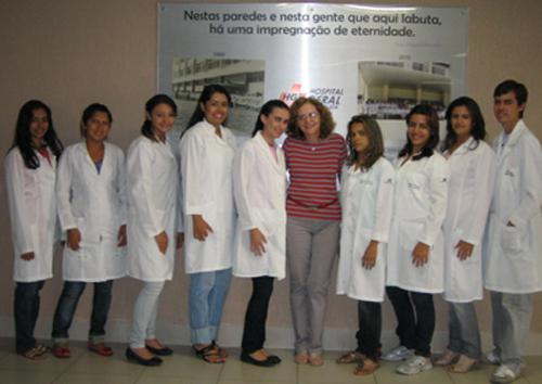 Alunos da Faculdade Estácio/FIC concluem estágio no HGF