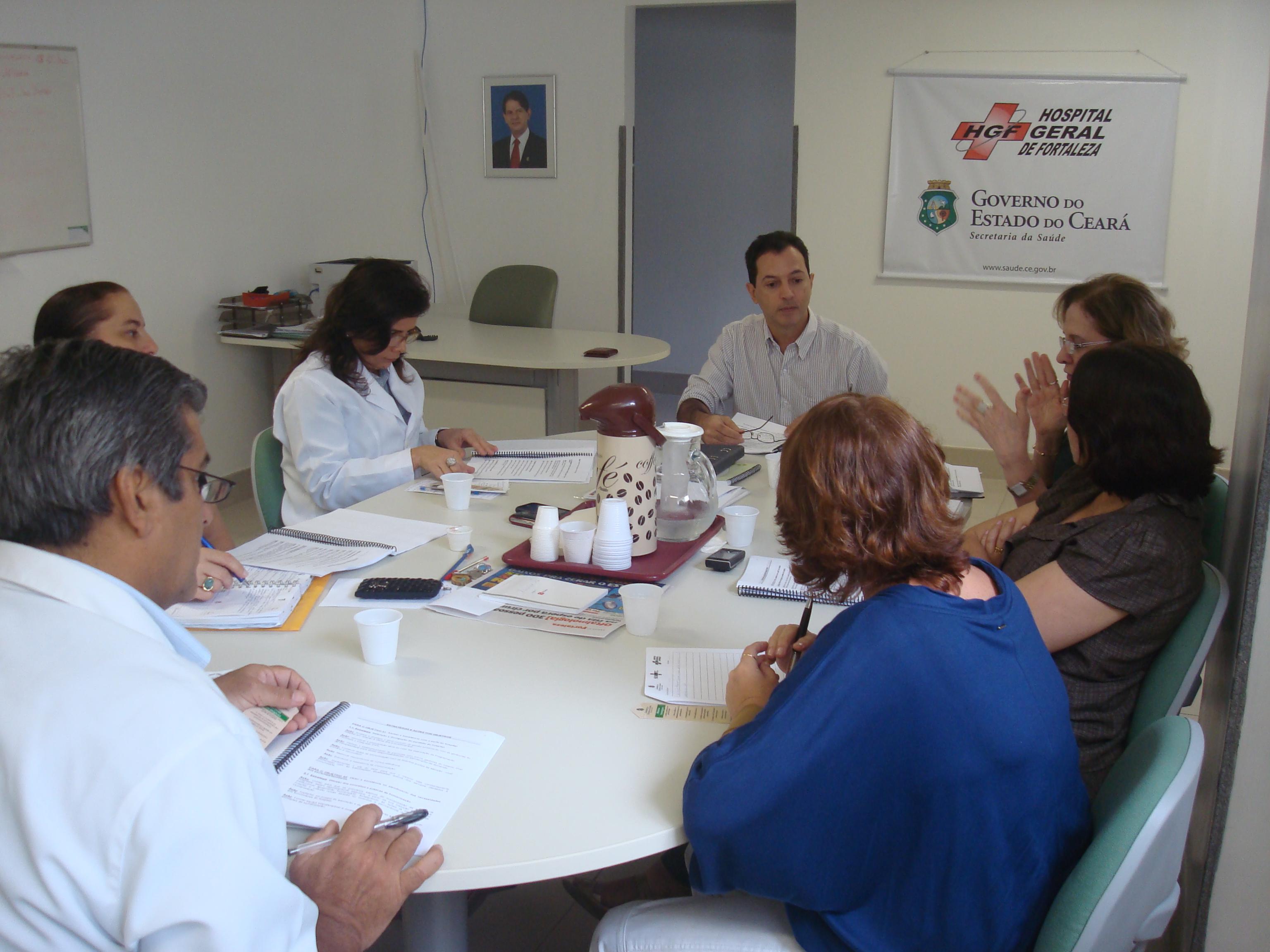 Primeira reunião técnica da nova diretoria do HGF