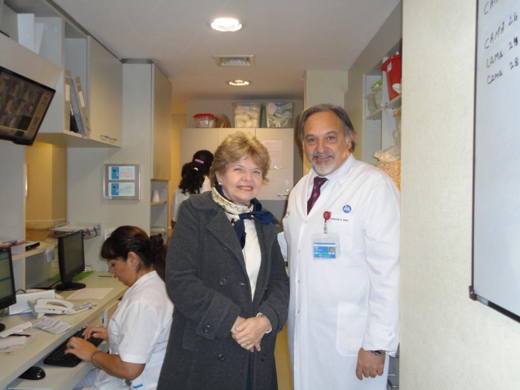 Coordenadora de Gestão Estratégica do HGF visita hospital em Buenos Aires