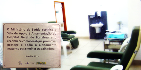 Sala de Apoio à Mulher que Amamenta do HGF recebe Certificação do Ministério da Saúde