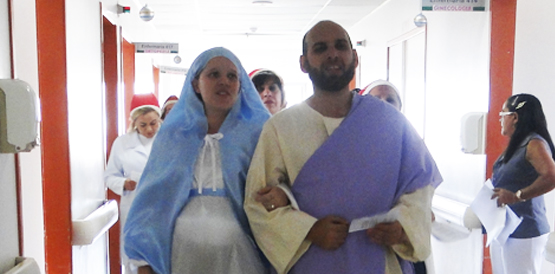 Comoção e alegria com a caminhada do advento do HGF