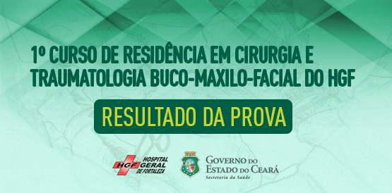 HGF divulga resultado da prova de seleção da residência em Cirurgia Buco-Maxilo-Facial