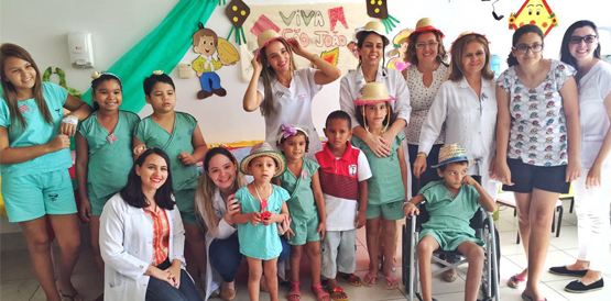 Ambulatório da pediatria faz a sua festa junina