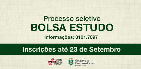 HGF abre inscrições para bolsa de especialização em Saúde
