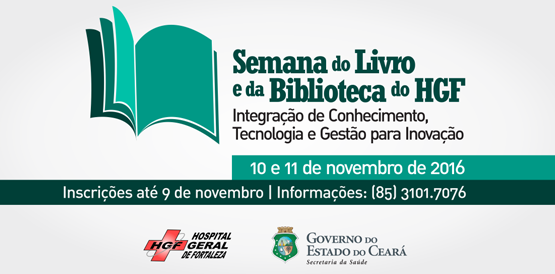 Inscrições abertas para a Semana do Livro e da Biblioteca do HGF
