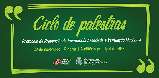 Protocolo de prevenção de pneumonia é tema de paletras no HGF