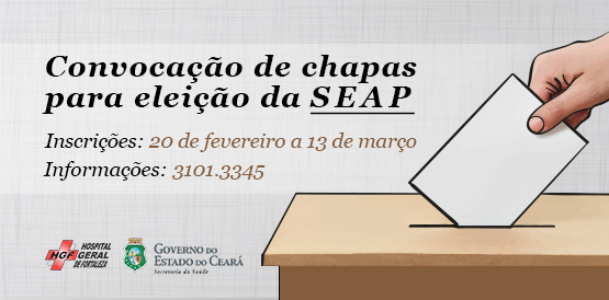 HGF convoca chapas para eleição da SEAP