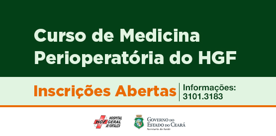 Inscrições abertas para o Curso de Medicina Perioperatória do HGF