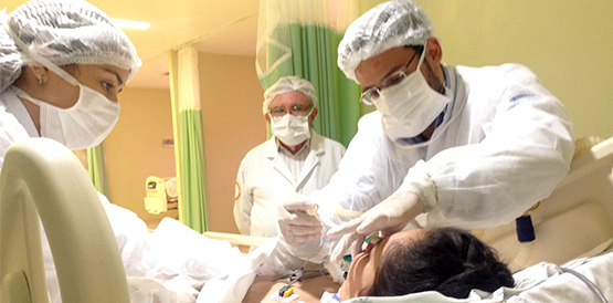 Atendimento odontológico ajuda na reabilitação de pacientes do HGF